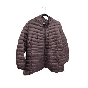 Lands' End Down Puffer Jacket – Women's 2X (20W–22W) –‎ Black – EUC
